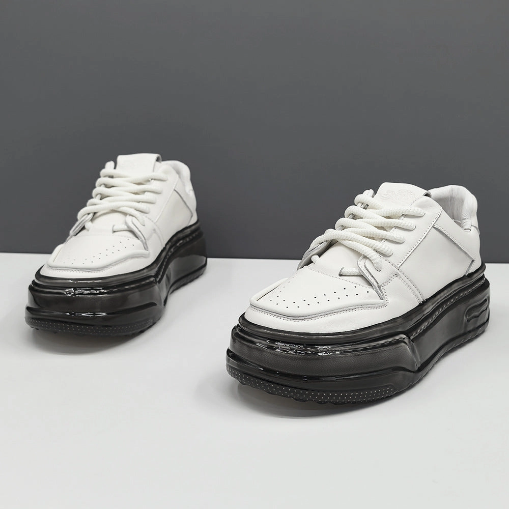 Base London Brogues Sale Men Fashion Leather Casual Thick Soled Sneakers