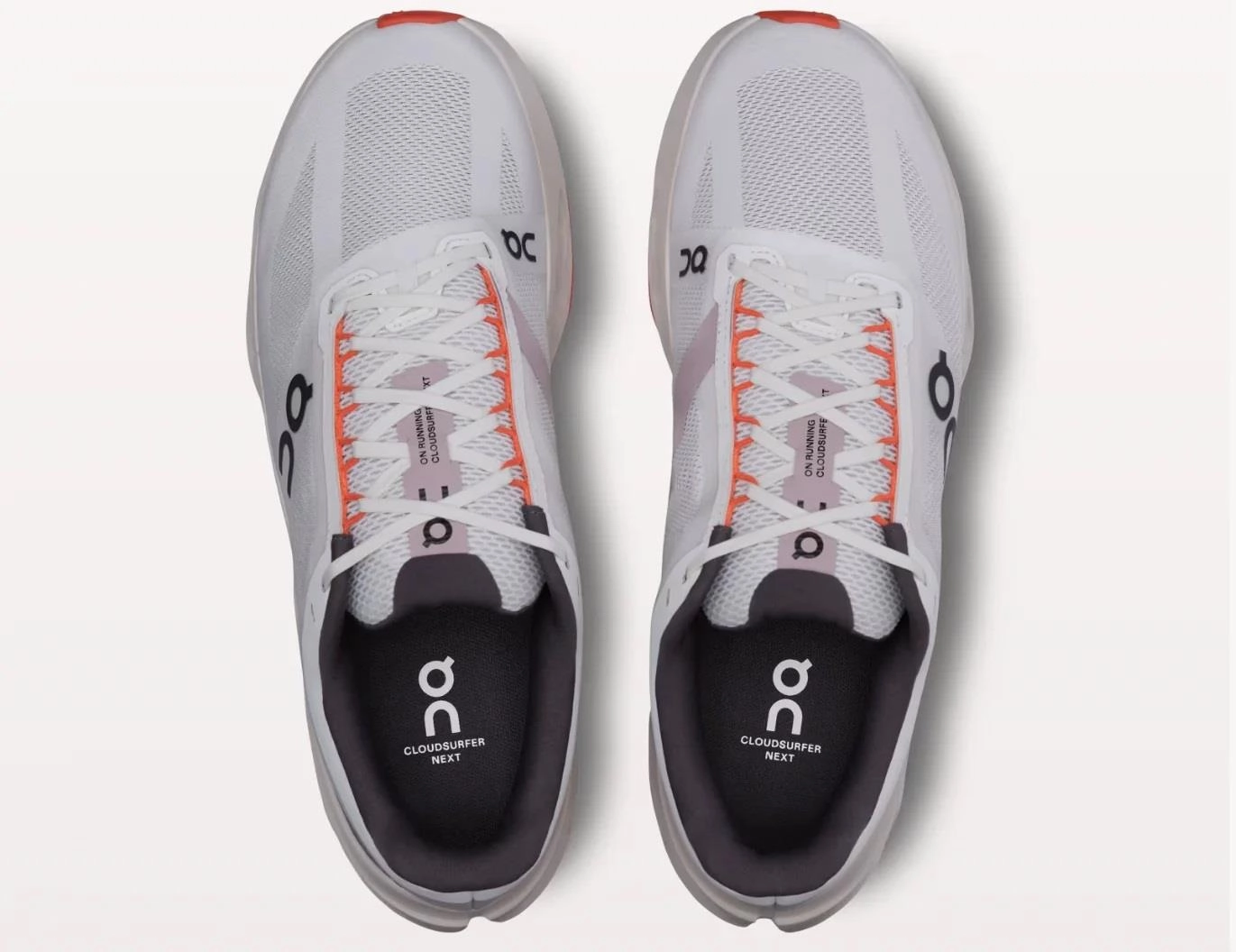 Nike Best Training Shoes Men's Wide Fit On Running QC Cloudsurfer Next Wide Training Sneakers - White/Flame