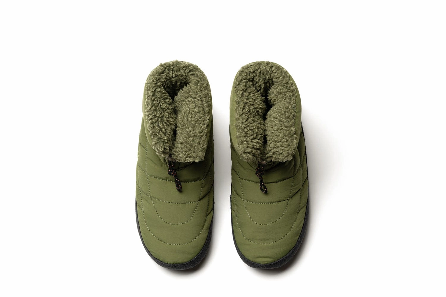 Silver Slippers Medicare Mens - Aprs Puff Bootie - Surplus Green