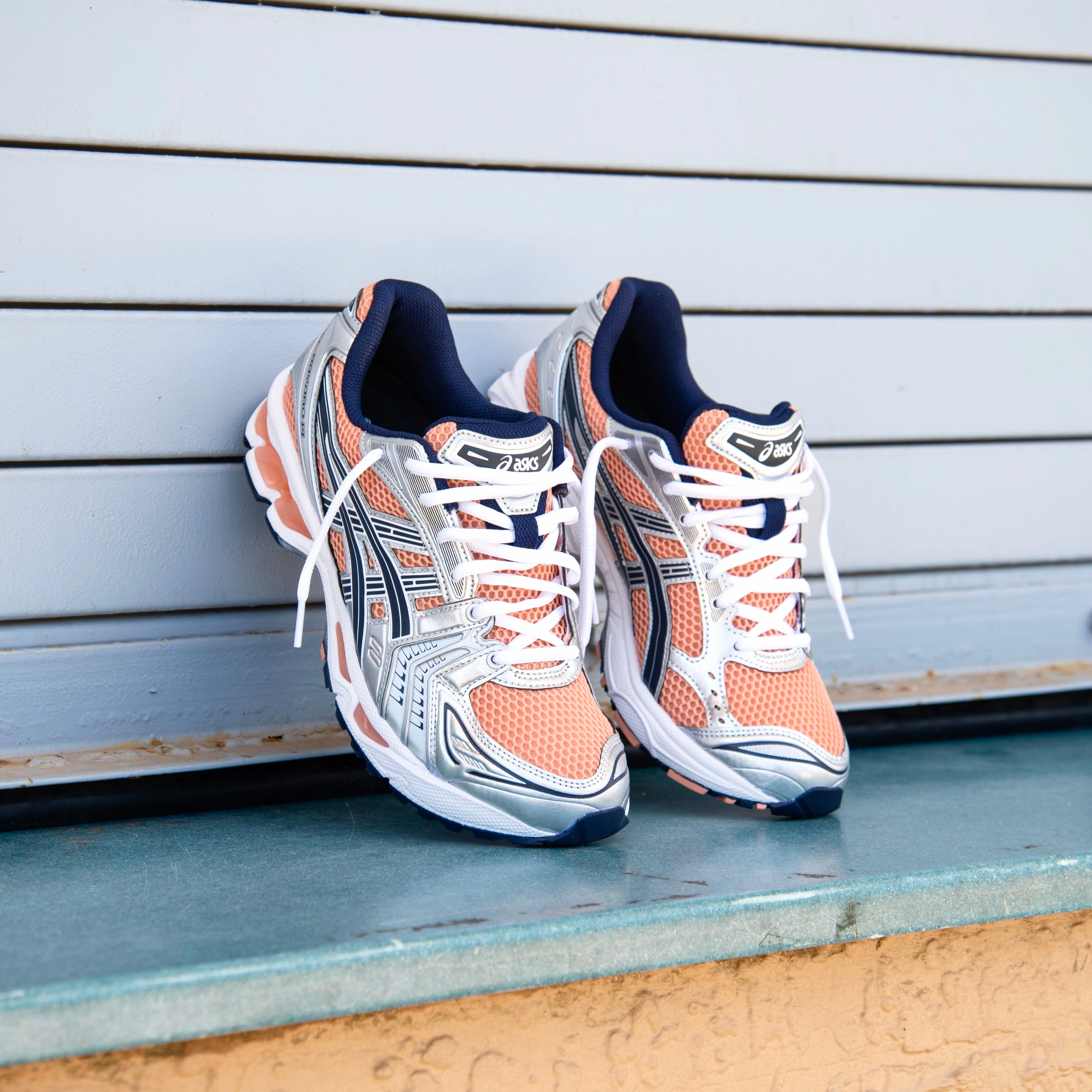 Asics Lyte Classic Running Shoes Mens Asics Gel-Kayano 14 (Sepia/Pure Silver)