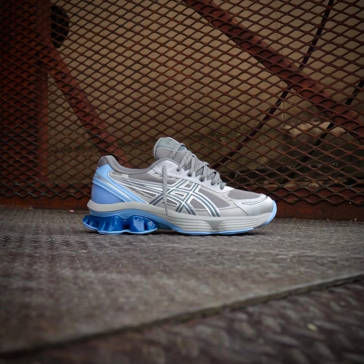 Mens Asics Gel-Kinetic Fluent (Clay Grey/Steel Grey) Asics Shoes For High Arches And Supination