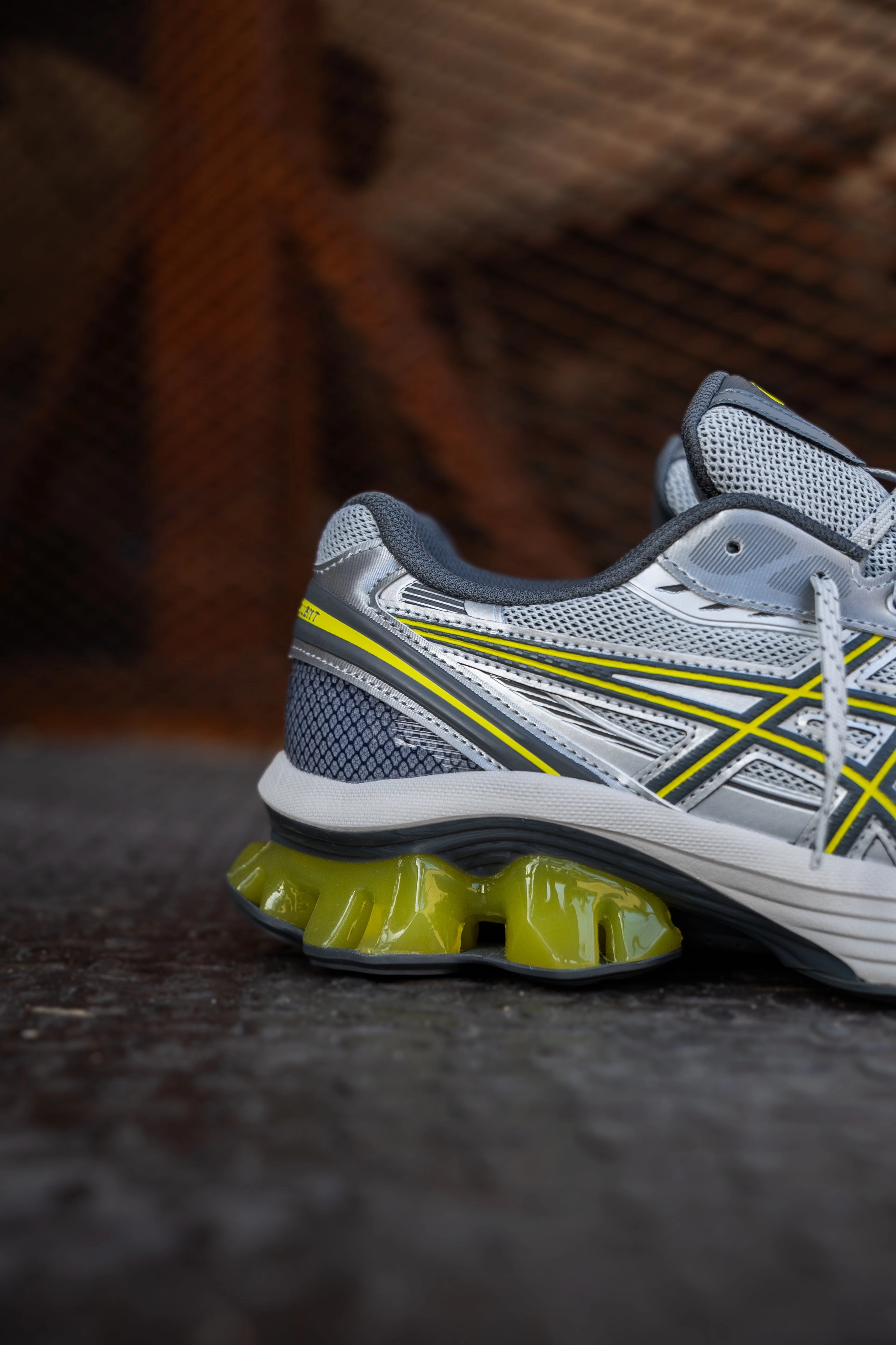 Mens Asics Gel-Kinetic Fluent (Glacier Grey/Steel Grey) Asics Turf Shoes Soccer