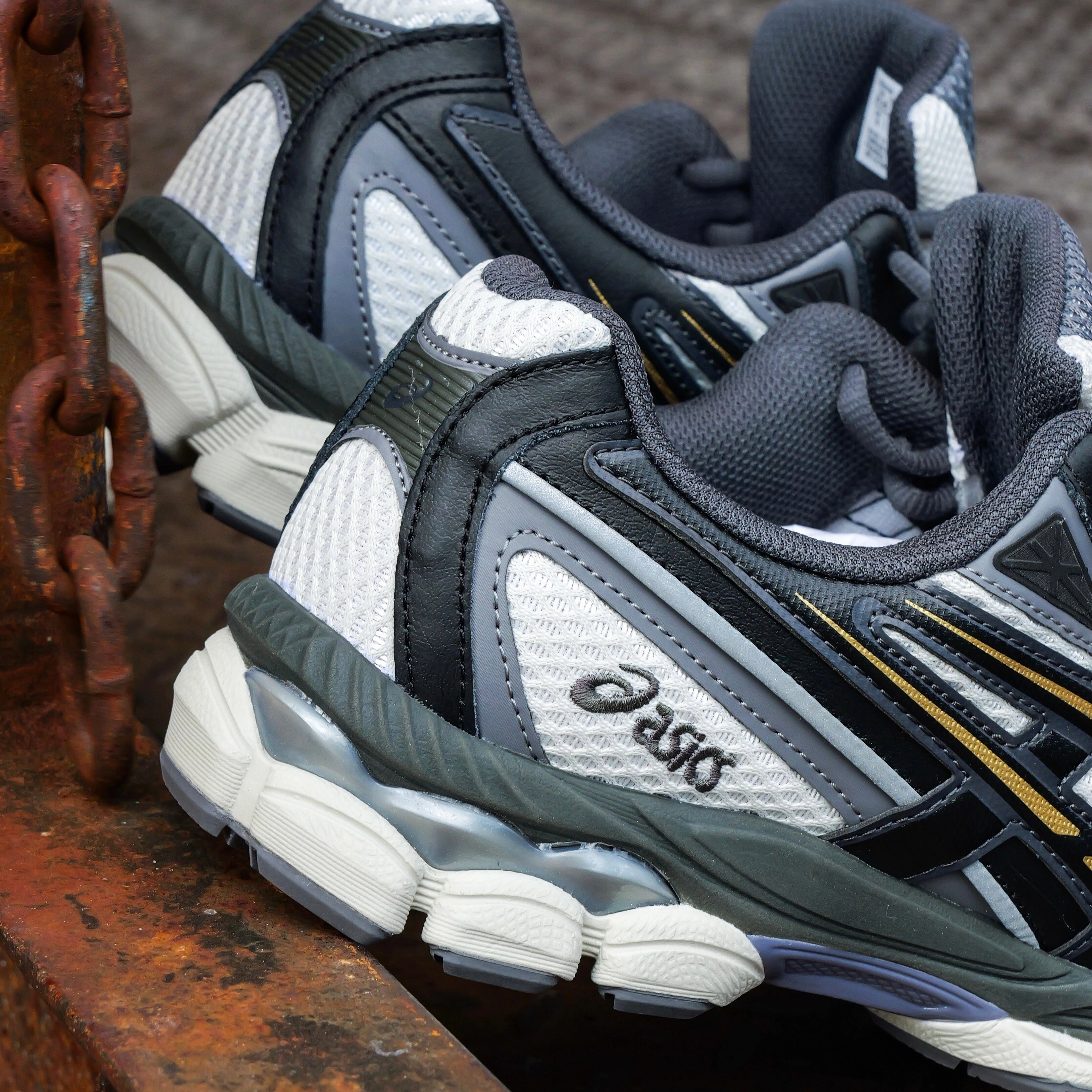 Asics Us Open Tennis Shoes Mens Asics Gel-NYC 2055 (Smoke Grey/Obsidian Grey)