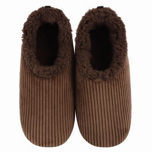 Desinger Slides Mens CB Corduroy Slippers Chocolate