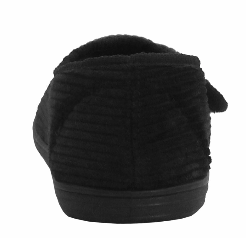 Mens Gents Touch Fasten Easy Close Strap Check Velour Warm Fleece Lined Indoor Hard Sole Slippers UK SIZE 7 Mario Piranha Plant Slippers