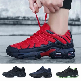 Squeak When Walking Mens Professional Air Cushion Mesh Breathable Running Shoes Men Outdoor Sports Athletic Walking Shoes Sneakers Plus Size 47