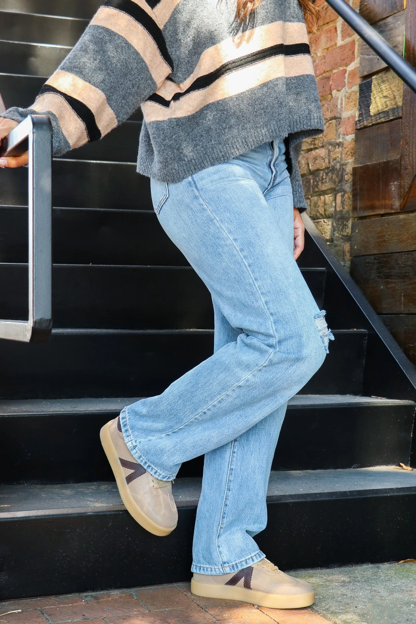 Vince Camuto Tennis Shoes MIA Axel Sneaker - Stone Chocolate