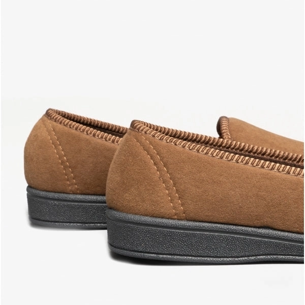 Mirak STAG Mens Slippers Tan Shopee Slippers