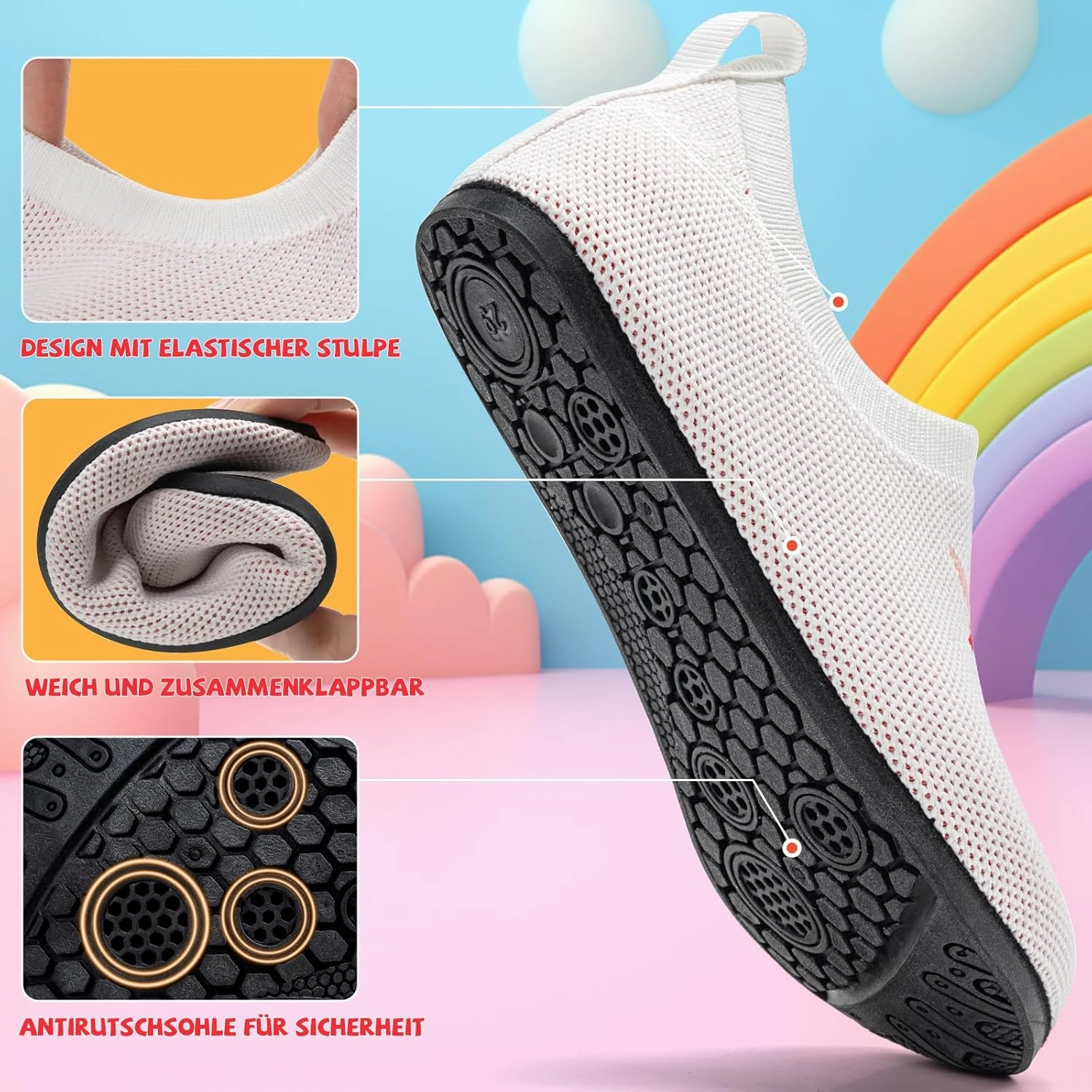 Asics Shoes Online Shopping KOWAYI Kids Boys Flip Barefoot, Girls Soft Backpack Shoes, Light Bathing Shoes, Cute Walking Learning Shoes