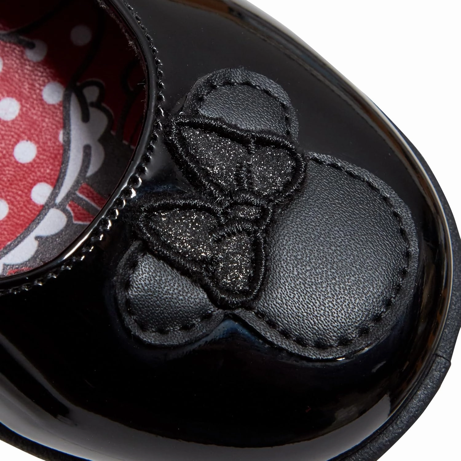 Paris Asics Volleyball Shoes Disney Girls Minnie Mouse School Shoes Kids Black Patent Party Shoes with Easy Closure