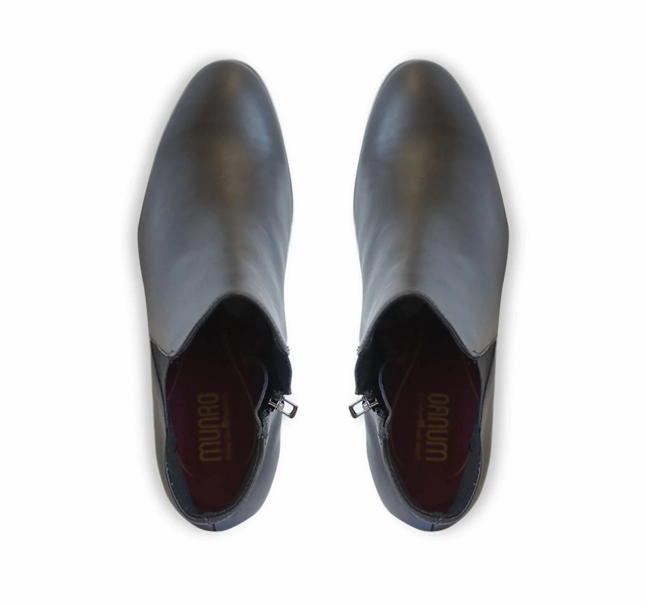 Munro Women's Jackson Chelsea Bootie - Black Suede Chelsea Boots Waterproof