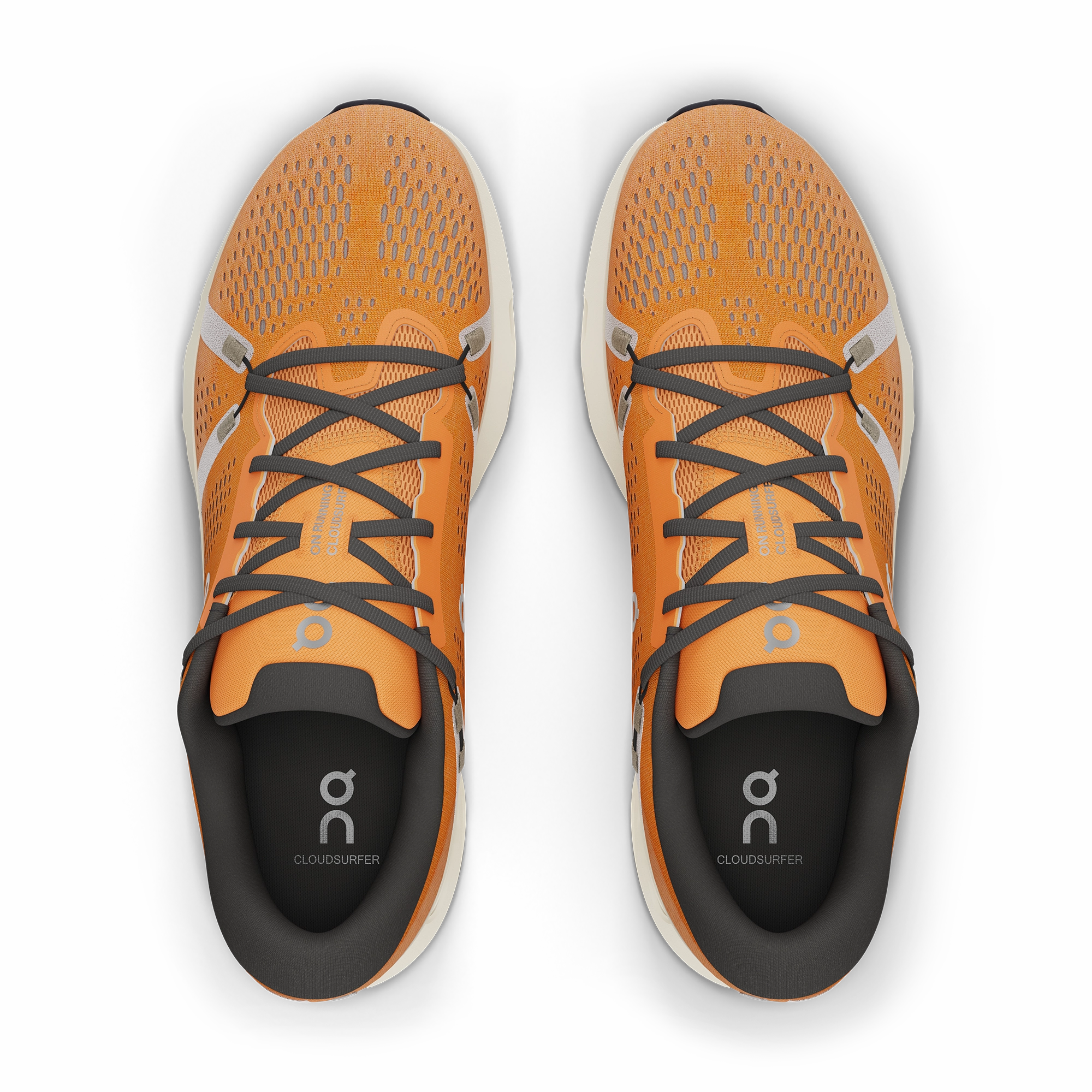 On Mens Cloudsurfer 2 - Tangerine/Ivory (3MF10123126) Oxfords Brogues Difference