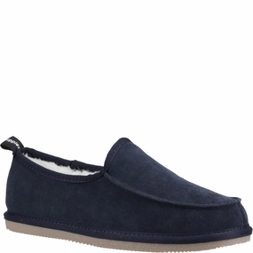 Slippers Look Like Shoes Navy Charles Slippers