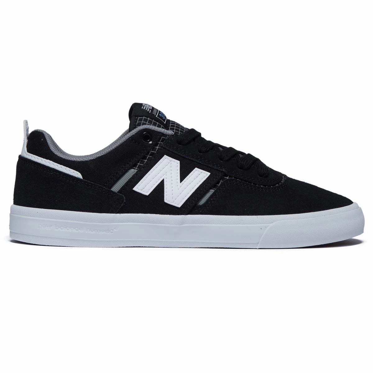 New Balance 306 Foy Shoes - Black/White/Gum Suede Smart Skate Shoes