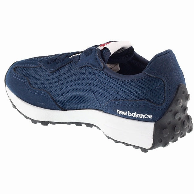 New Balance Trainers Kids 327 Bungee Lace Natural Indigo White Best Running Shoes High Instep