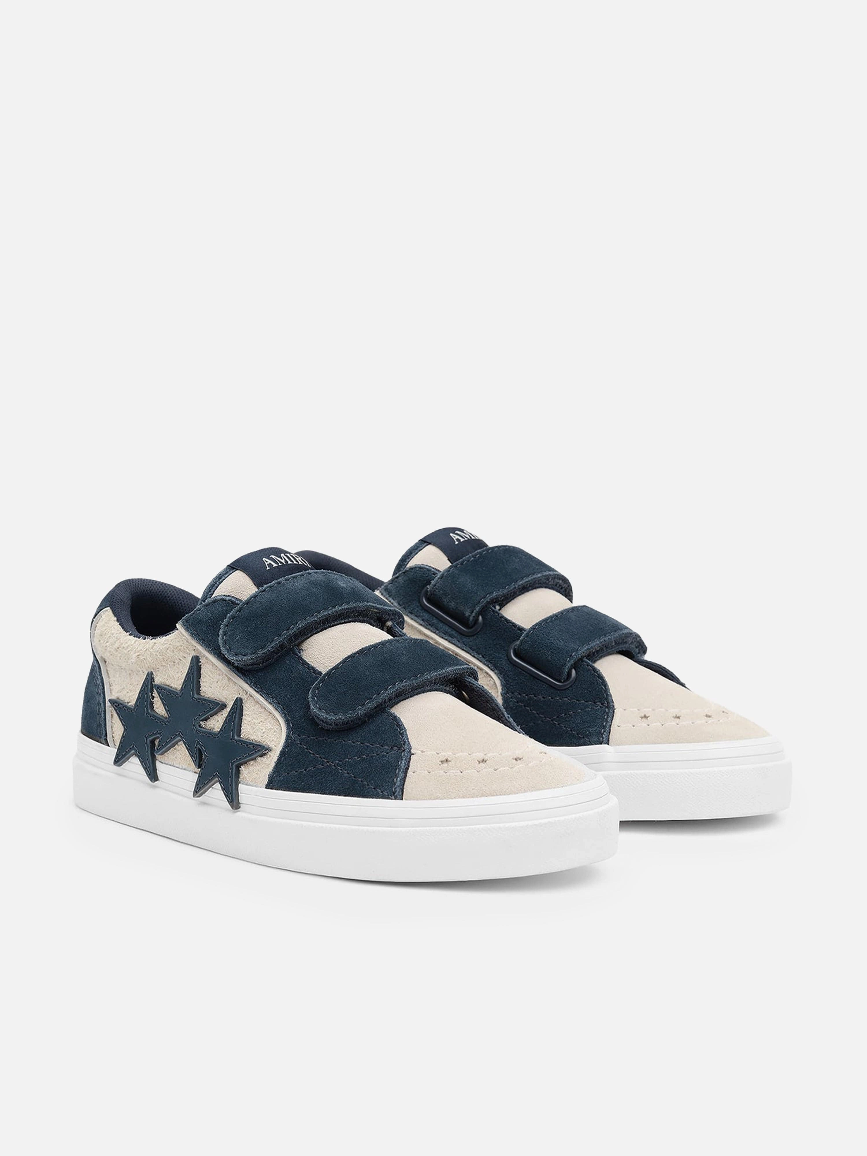 Mono Skate Era Shoe Amiri Kids Leather Sunset Skate Low Trainers in Navy