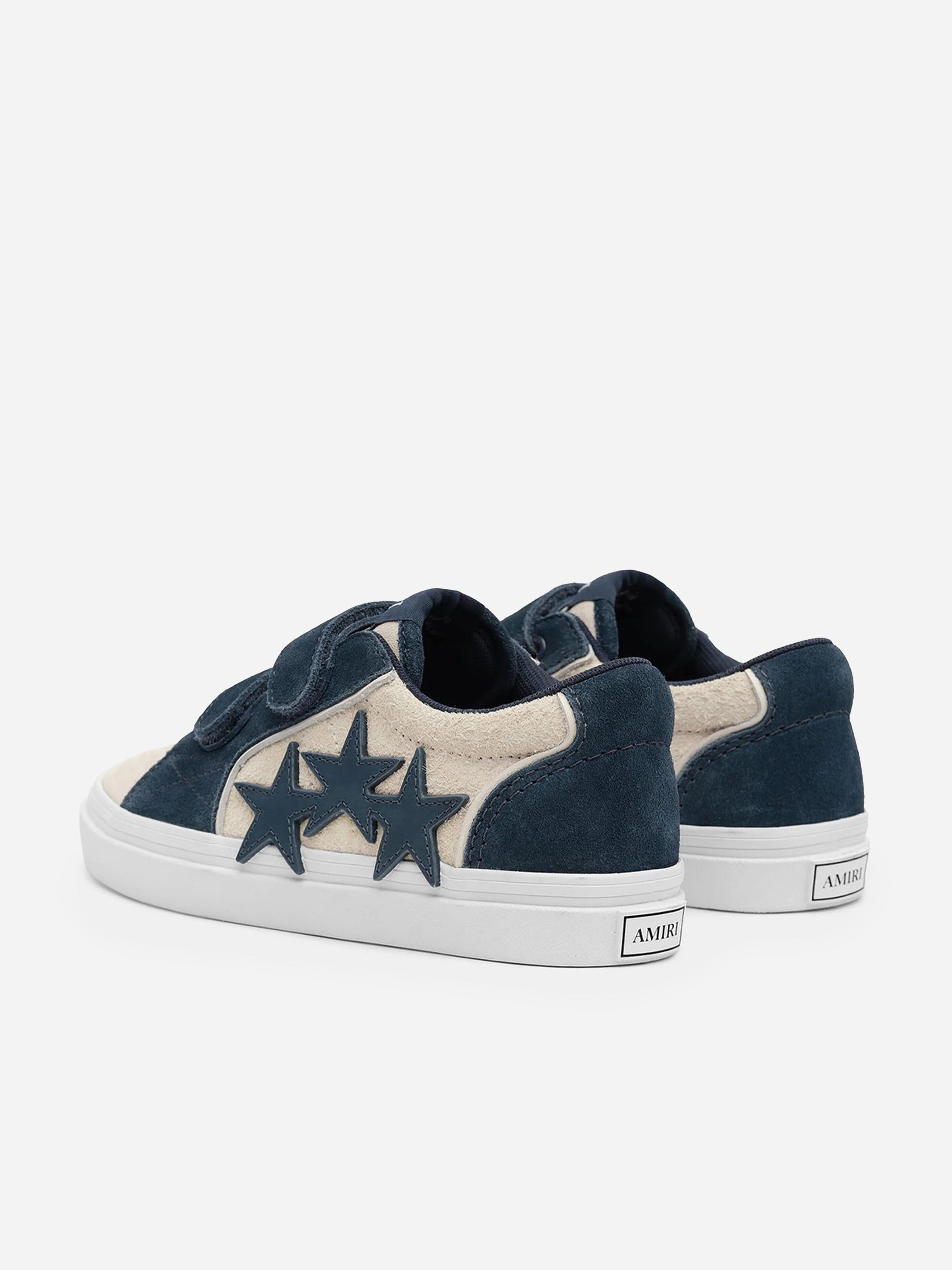 Amiri Kids Leather Sunset Skate Low Trainers in Navy 480 Numeric Skate Shoe