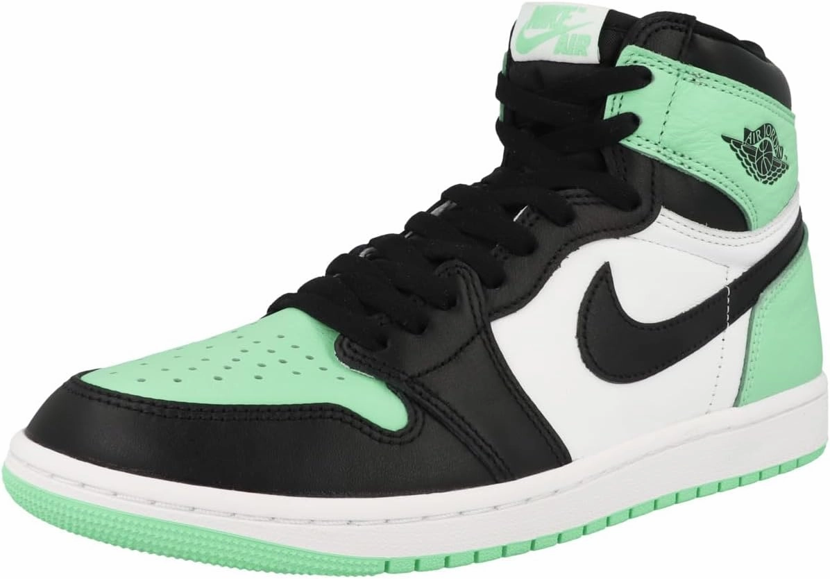 Nike Free Run 5.0 Shoes Nike Air Jordan 1 Retro High OG Men's Shoes White/Black-Green Glow DZ5485 130