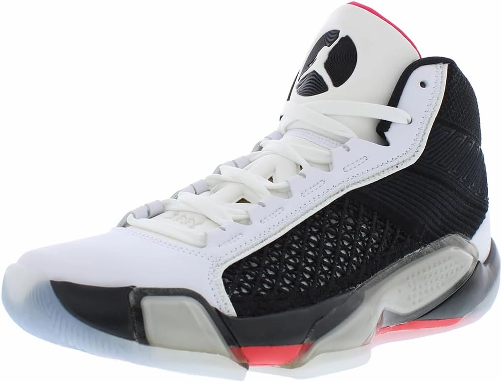 Nike Air Jordan XXXVIII Fundamental Basketball Shoes (DZ3356-106, White/Siren Red/Black) Size 12 Gore Tex Nike Running Shoes