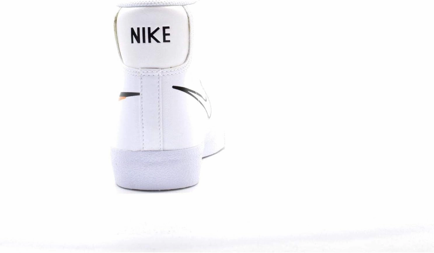 Chinese Nike Shoes Nike Blazer Mid NN GS White/Black-Bright Mandarin-Medium Ash