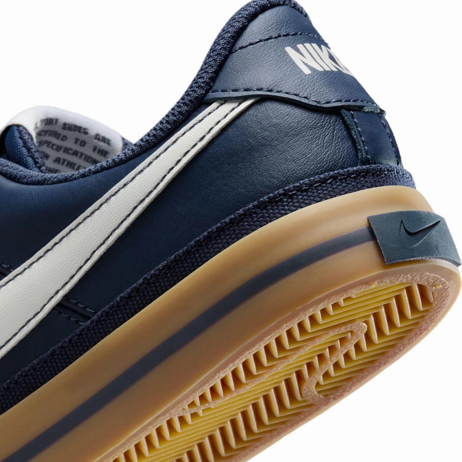Nike Court Legacy Big Kids' Shoes (DA5380-401, Thunder Blue/Gum Light Brown/Sail) Nike Shoes Carbon Fiber