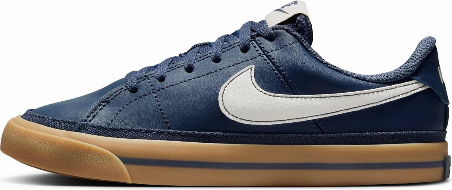 Nike Craft Shoes Nike Court Legacy Big Kids' Shoes (DA5380-401, Thunder Blue/Gum Light Brown/Sail)