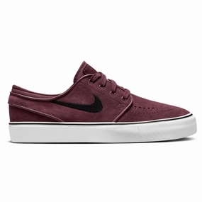 Janoski GS YOUTH Burgundy Crush Black Suede Nike SB Skateboarding Shoes Shoe Box Nike