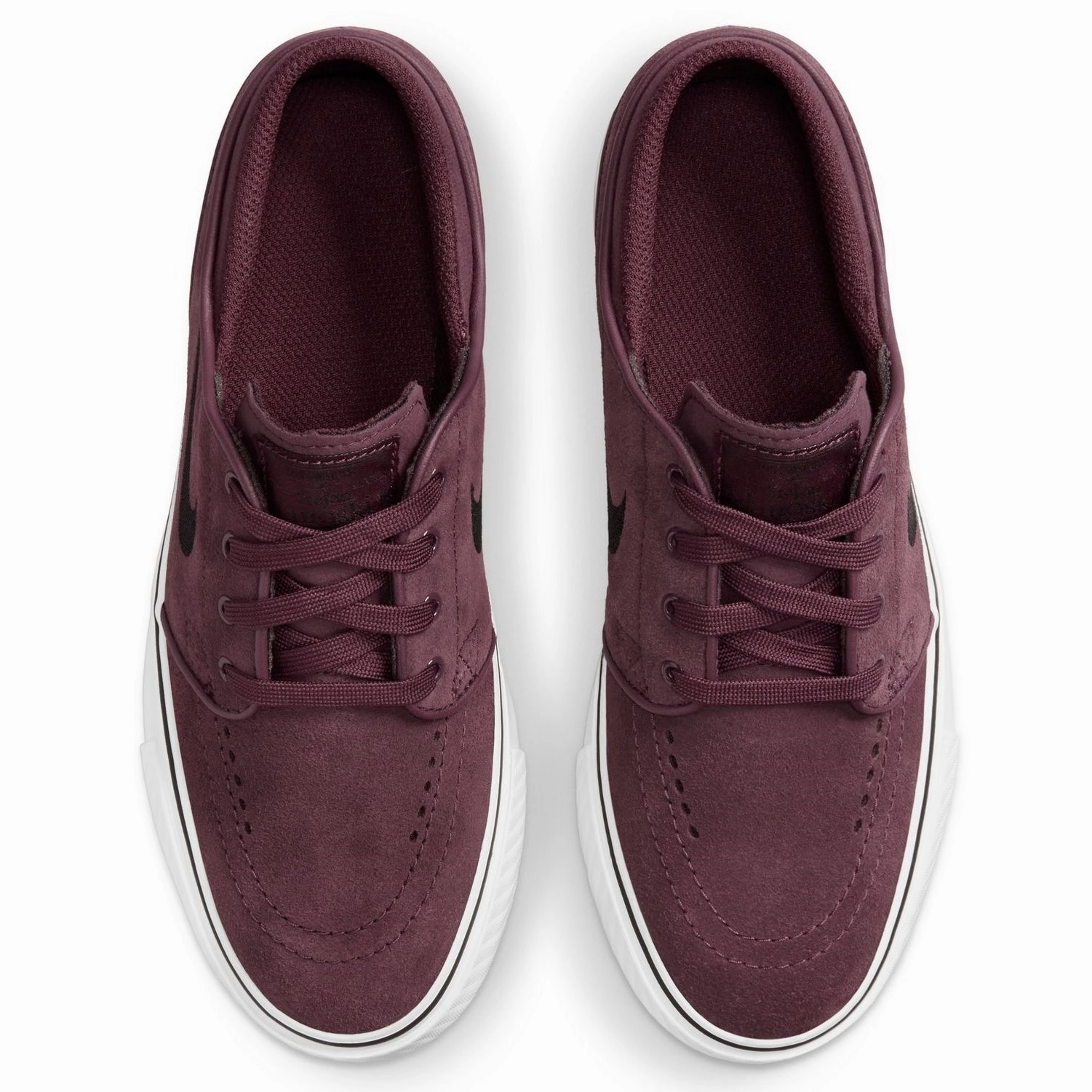 Nike Masters Shoes Janoski GS YOUTH Burgundy Crush Black Suede Nike SB Skateboarding Shoes