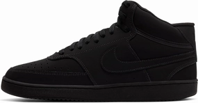 Nike Mens Court Vision Mid Sneaker, Black 001, 12 Fake Nike Shoes