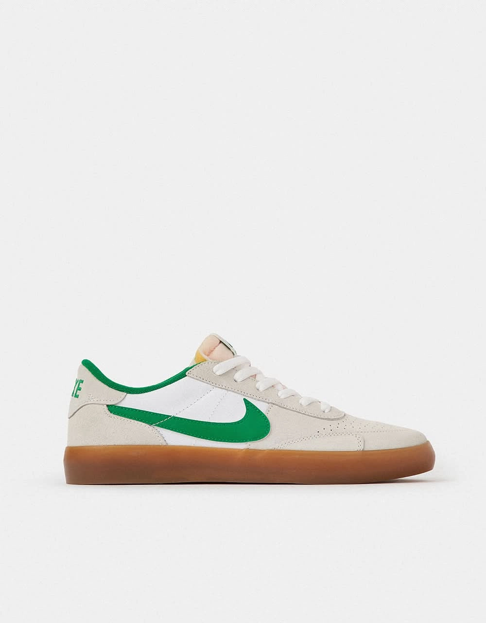 Gym Nike Shoes Nike SB Heritage Vulc Skate Shoes - Summit White/Lucky Green-White