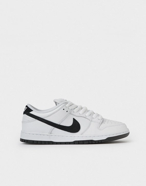 Nike SB Dunk Low Pro Skate Shoes - White/Black-White-Black Orange Tennessee Nike Shoes