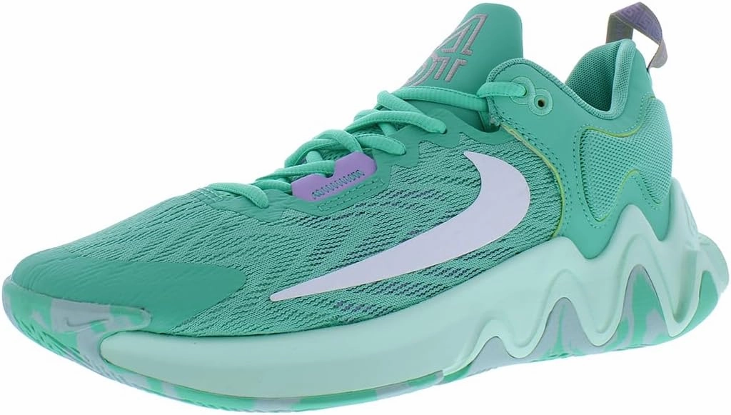 Nike Men's Giannis Immortality 2 Athletic Basketball Shoes, Light Menta/White-Lilac, 9.5 M US Nike Sparkle Shoes