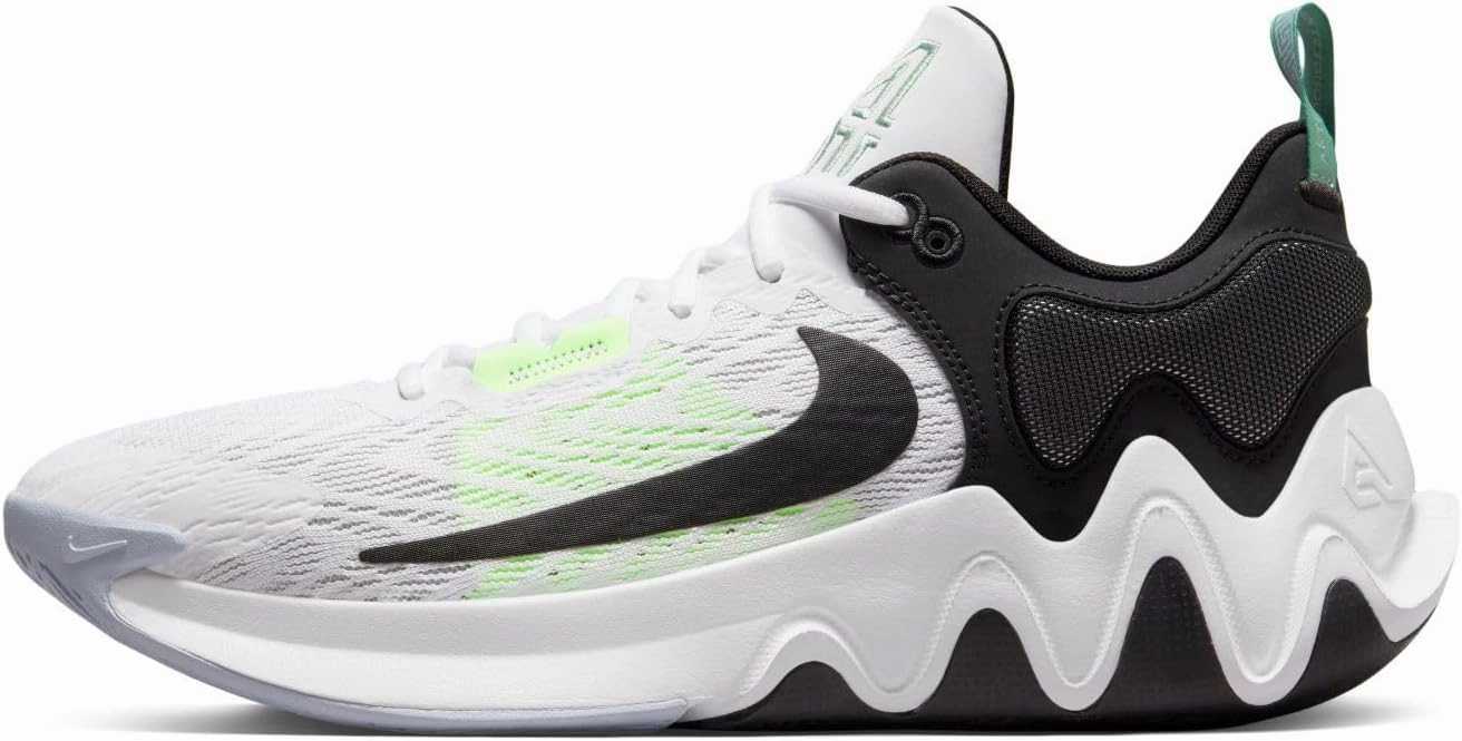 Nike Men's Giannis Immortality White/Metallic Gold-Black (CZ4099 100) (White/Barely Volt/Grey Fog/Black, us_Footwear_Size_System, Adult, Men, Numeric, Medium, Numeric_12) Shoes Like Nike Free Run