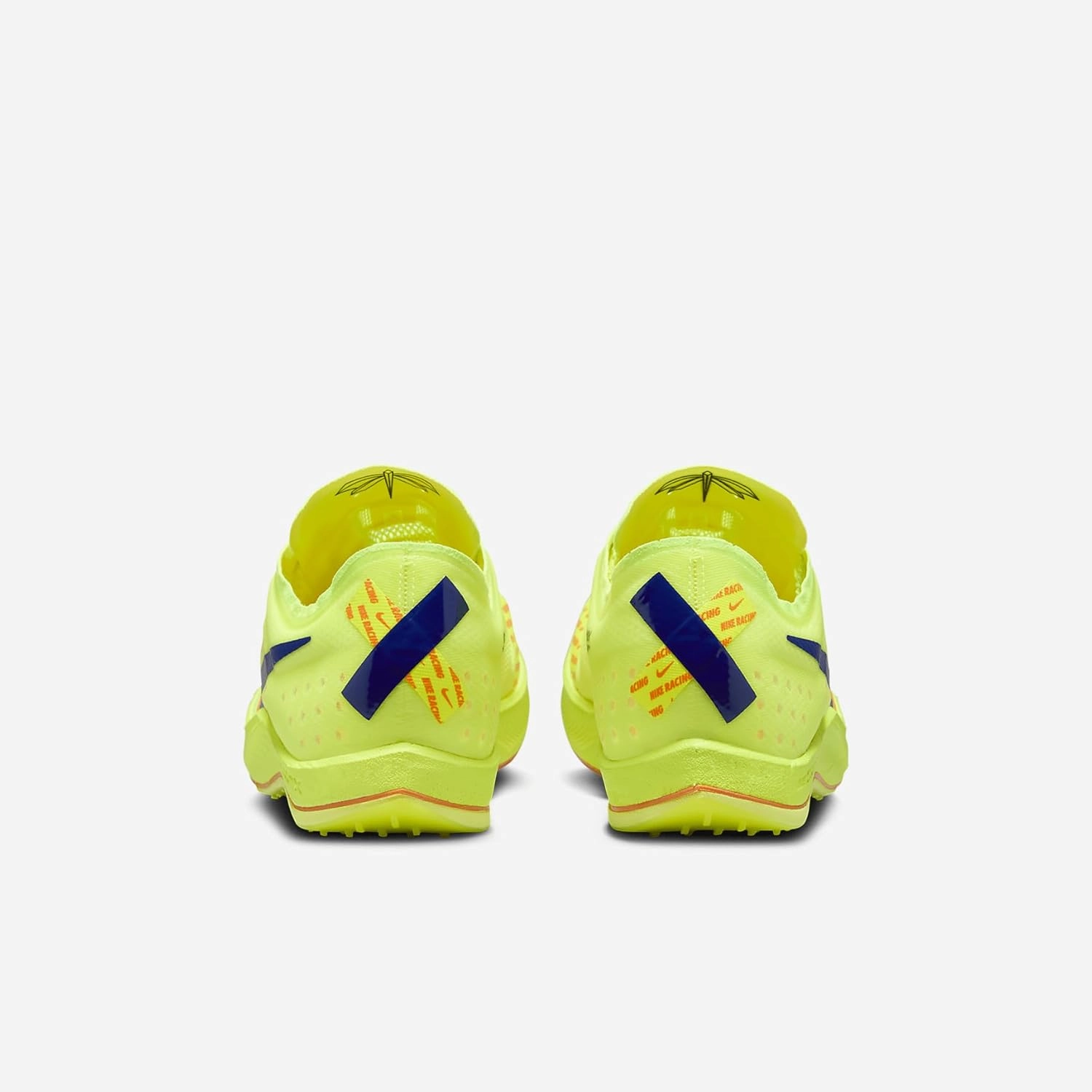 Nike Men's ZoomX Dragonfly XC Cross-Country Spikes, White/Orange/Black Nike Shoes All White