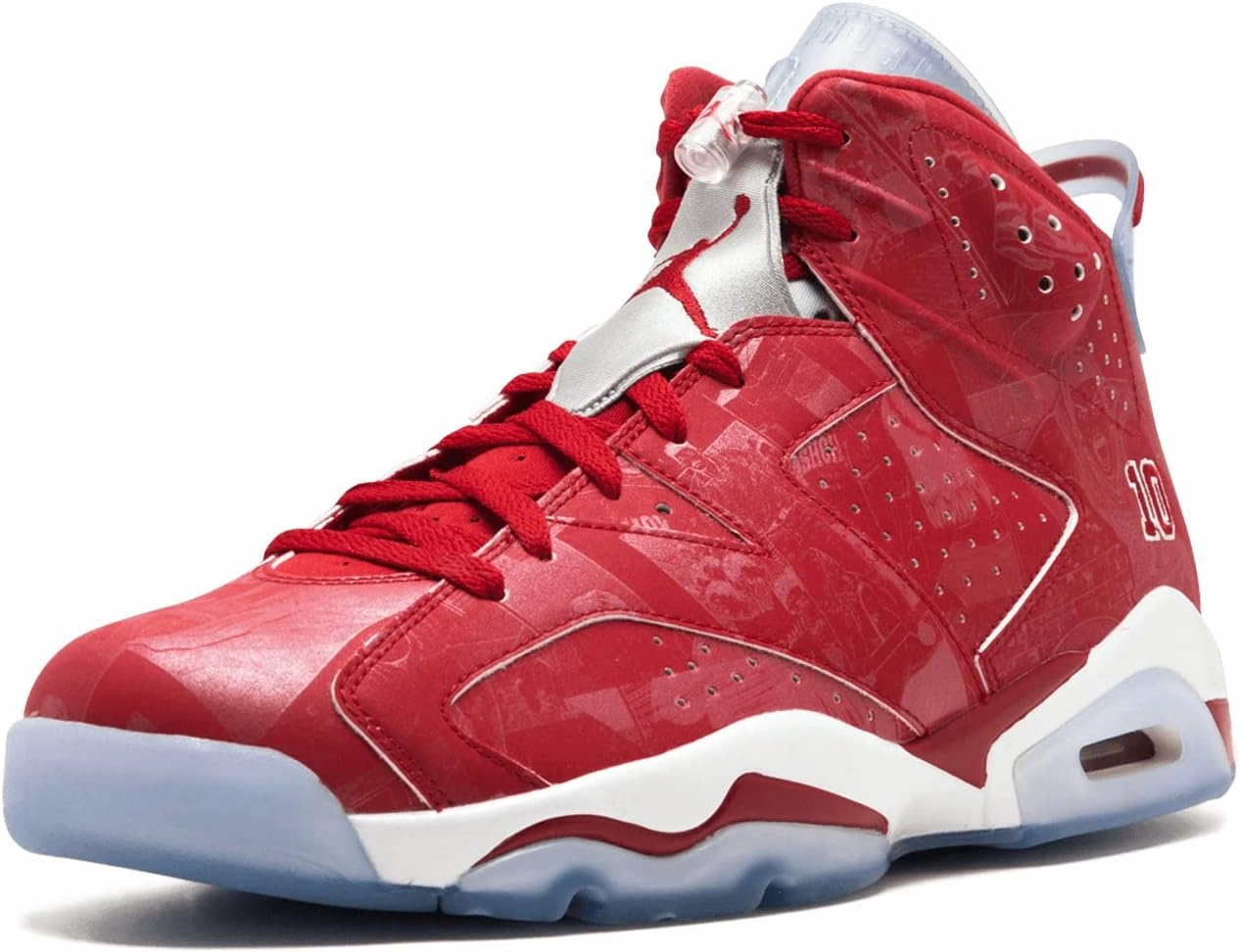 Nike Shoes Gore Tex Nike Mens Air Jordan 6 Retro X Slam Dunk Varsity Red-White Leather Basketball Shoes