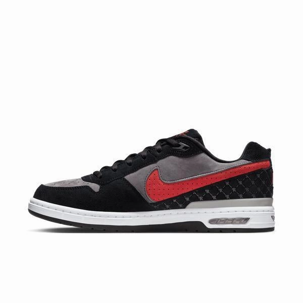 Nike SB Paul Rodriguez P-Rod Zoom Air Low QS Black - Varsity Red - Flint Grey Nike Free Flyknit Running Shoes