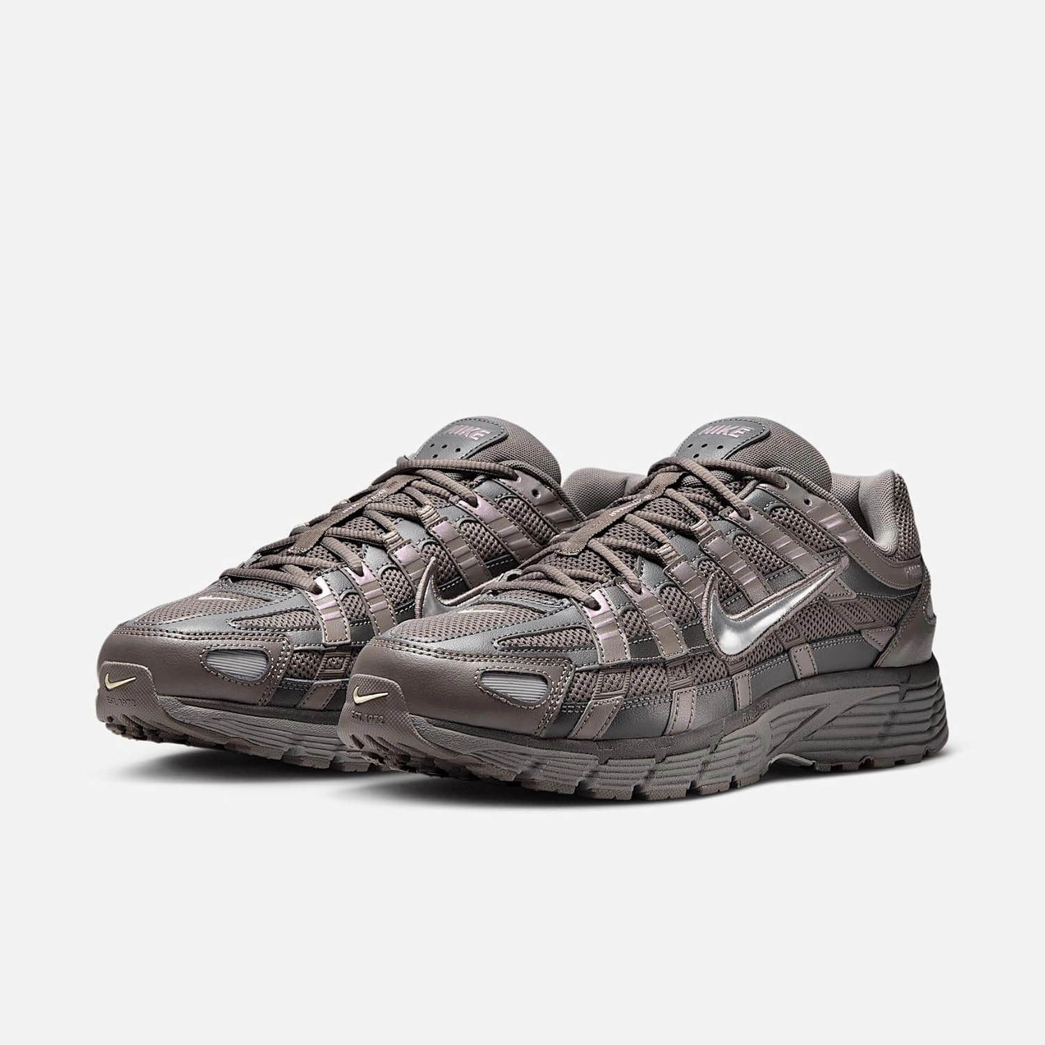 Nike P-6000 Men's Shoes (CD6404-202, Cave Stone/Medium Ash/Flat Pewter/Metallic Silver) Nike Court Vision Low Shoes