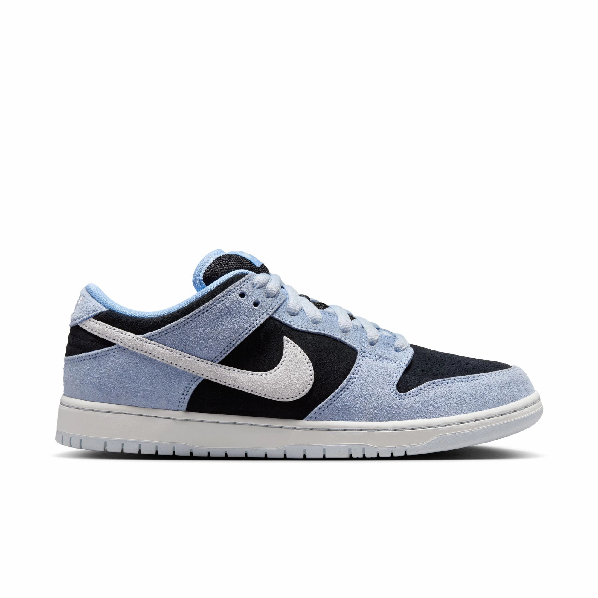 Nike SB Dunk Low Pro Skate Shoes- Aluminum/Black-Football Grey Nike Shoe Flex