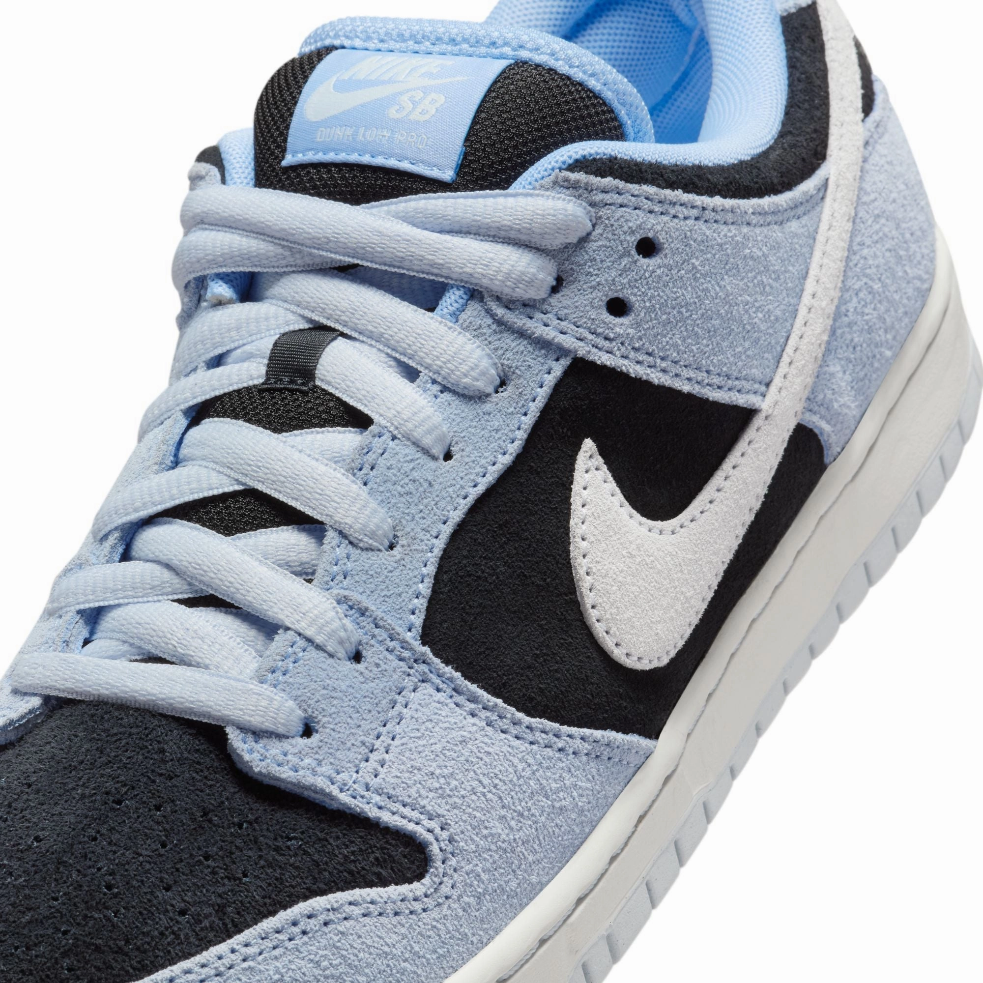 Leo Baker Nike Skateboarding Shoes Nike SB Dunk Low Pro Skate Shoes- Aluminum/Black-Football Grey