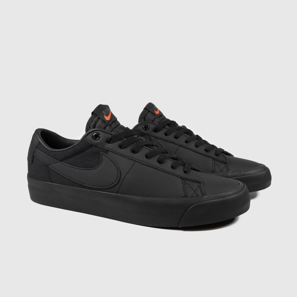 Nike SB - 'Orange Label' GT Blazer Low Shoes - Black / Black Best Casual Nike Shoes