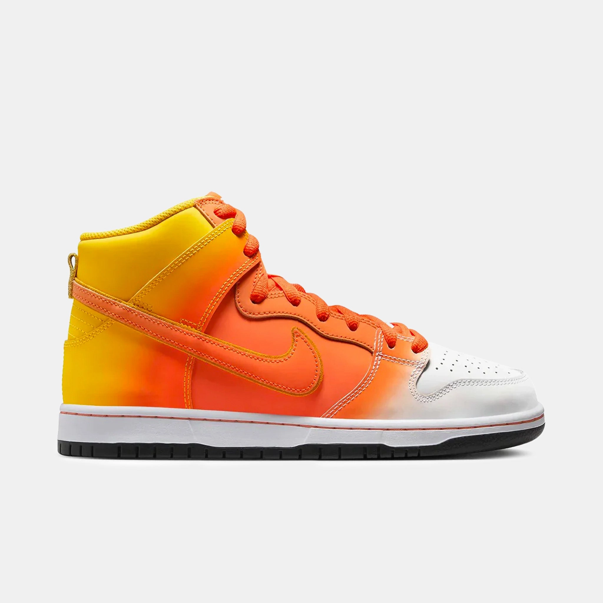 Nike SB - 'Candy Corn' Dunk High Pro Shoes - Amarillo / Orange - Black - White Nike Shoes Prices