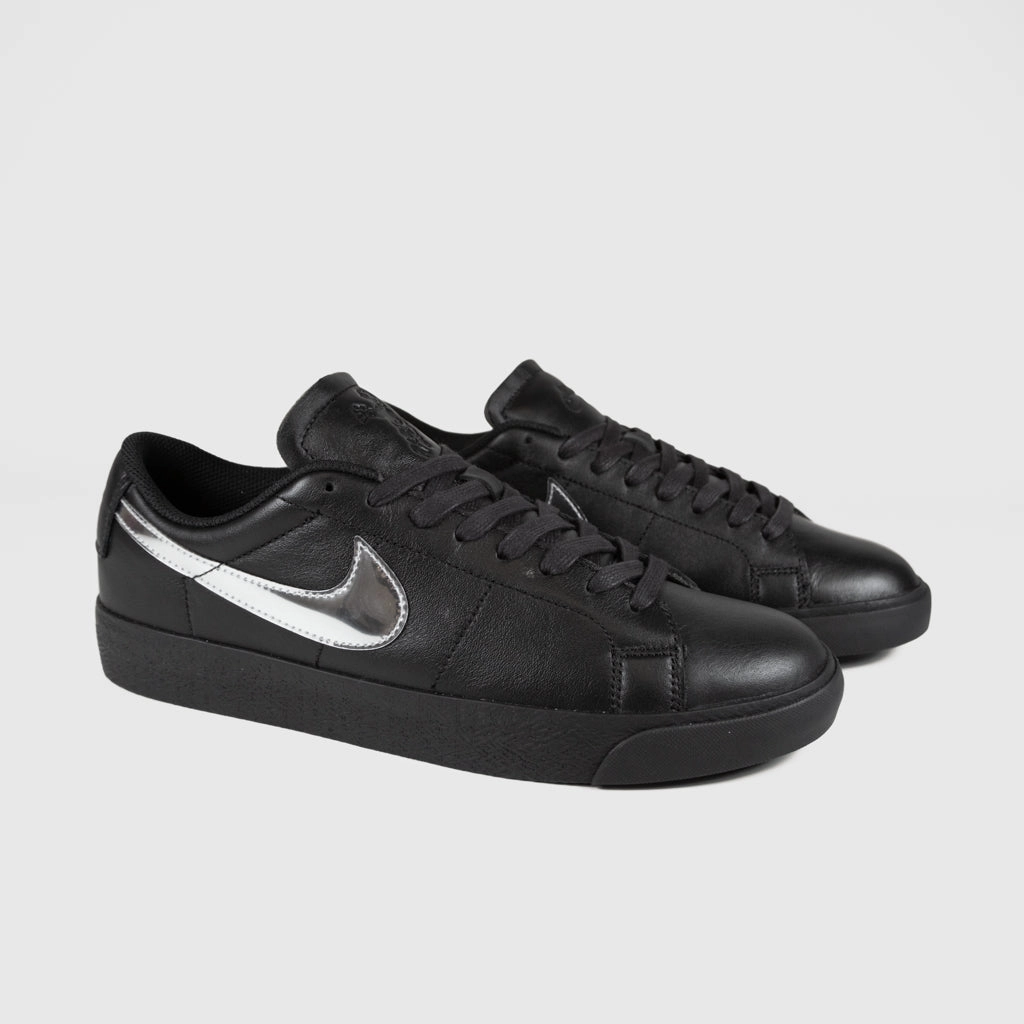 Nike SB - 'Dancer' Blazer Low Shoes - Black / Metallic Silver - Black Nike Azalea Golf Shoes