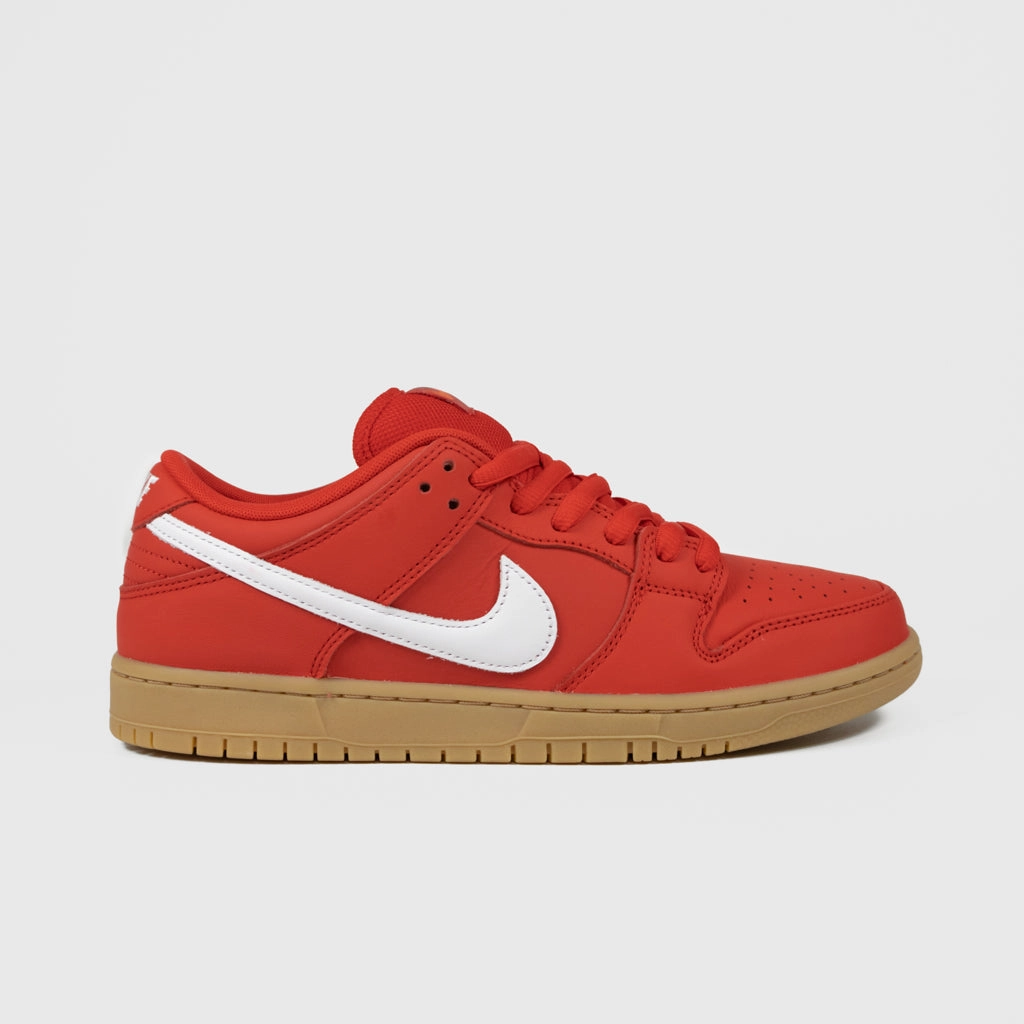 Nike Kd Trey Shoes Nike SB - 'Orange Label' Dunk Low Pro Shoes - Red / White - Red - Light Gum