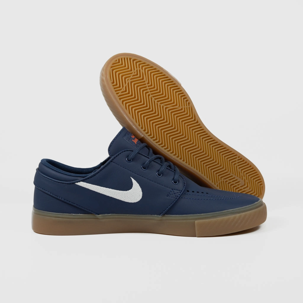 Nike SB - 'Orange Label' Stefan Janoski OG  Shoes - Navy / White - Navy - Gum Youth Nike Basketball Shoes