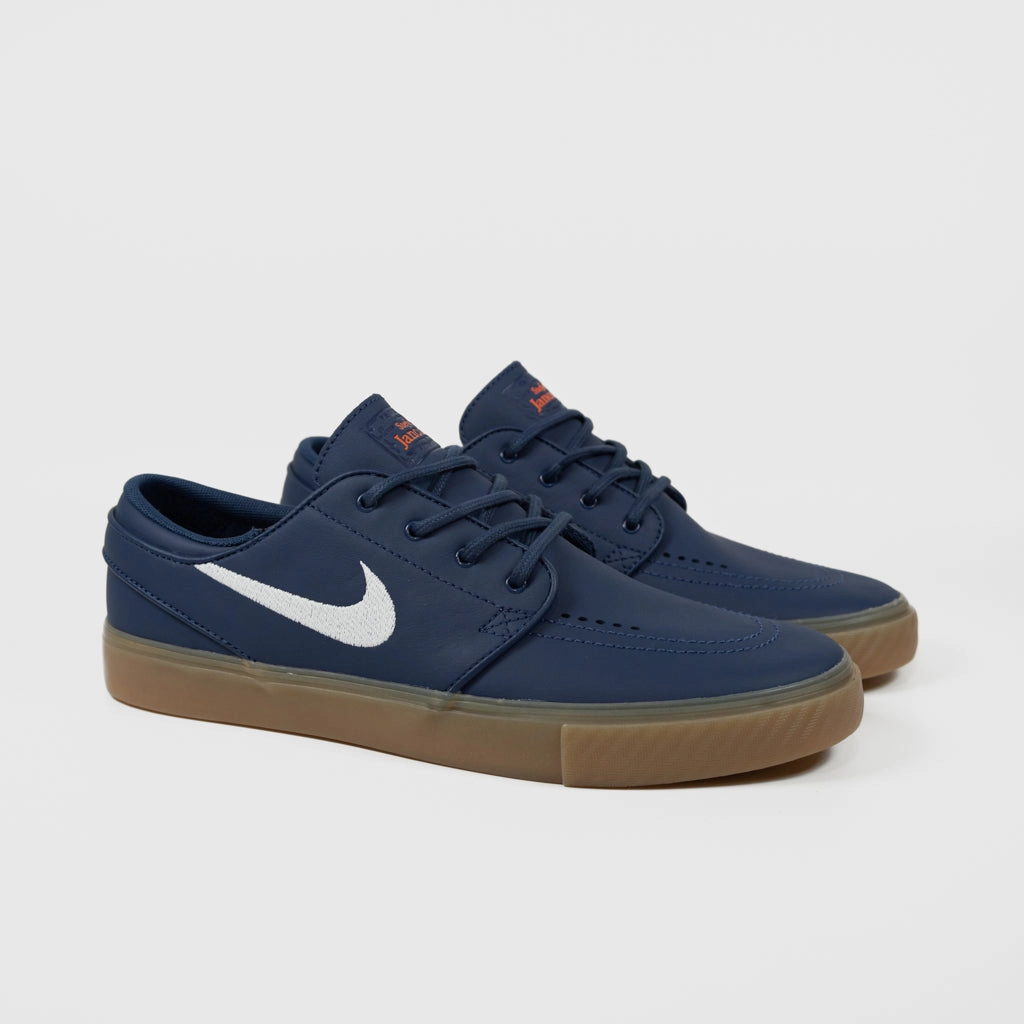 Nike Sb Dunk Skate Shoes Nike SB - 'Orange Label' Stefan Janoski OG  Shoes - Navy / White - Navy - Gum