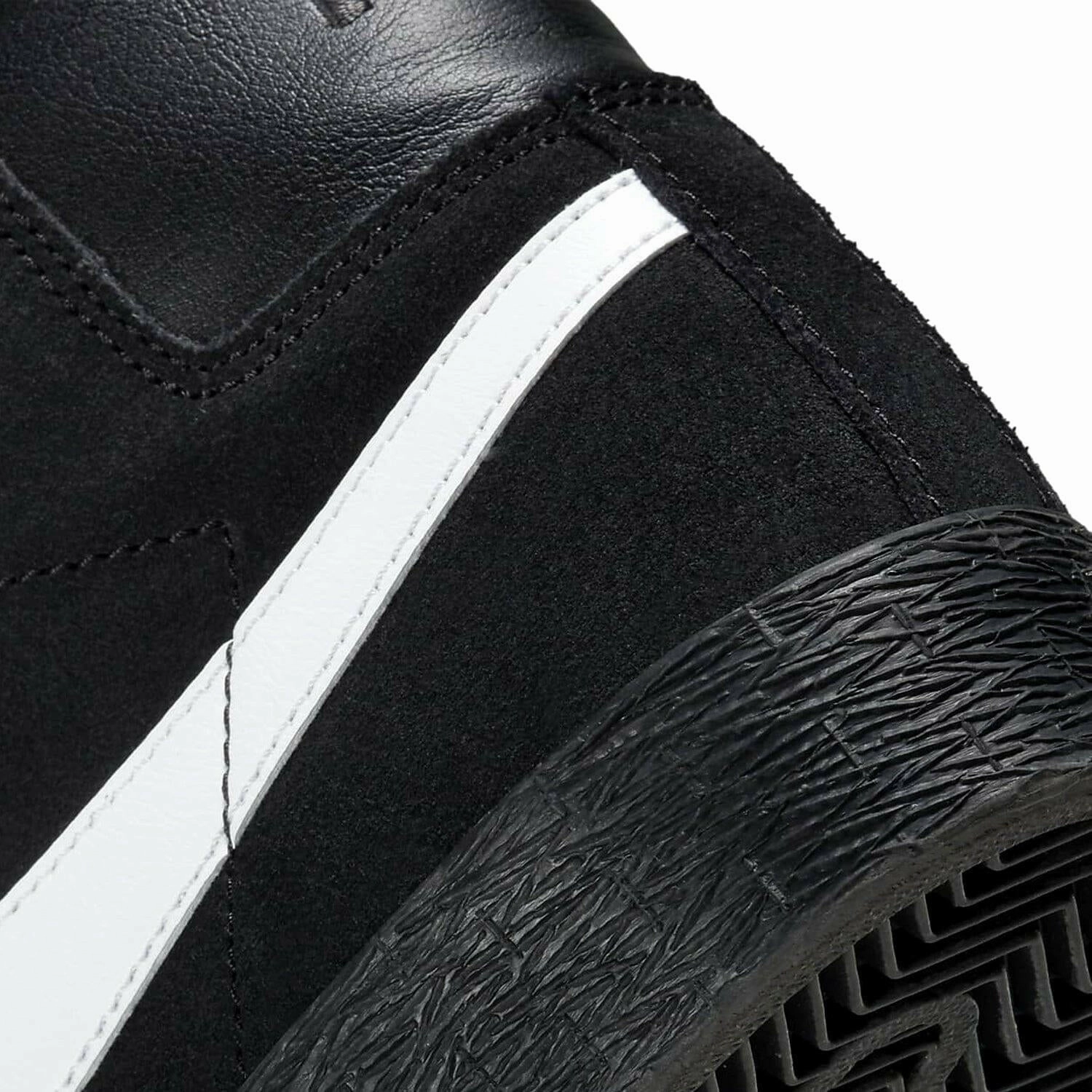 Nike SB - Blazer Mid Mens Shoes Black/White-Black-Black Nike Shoes Dunk