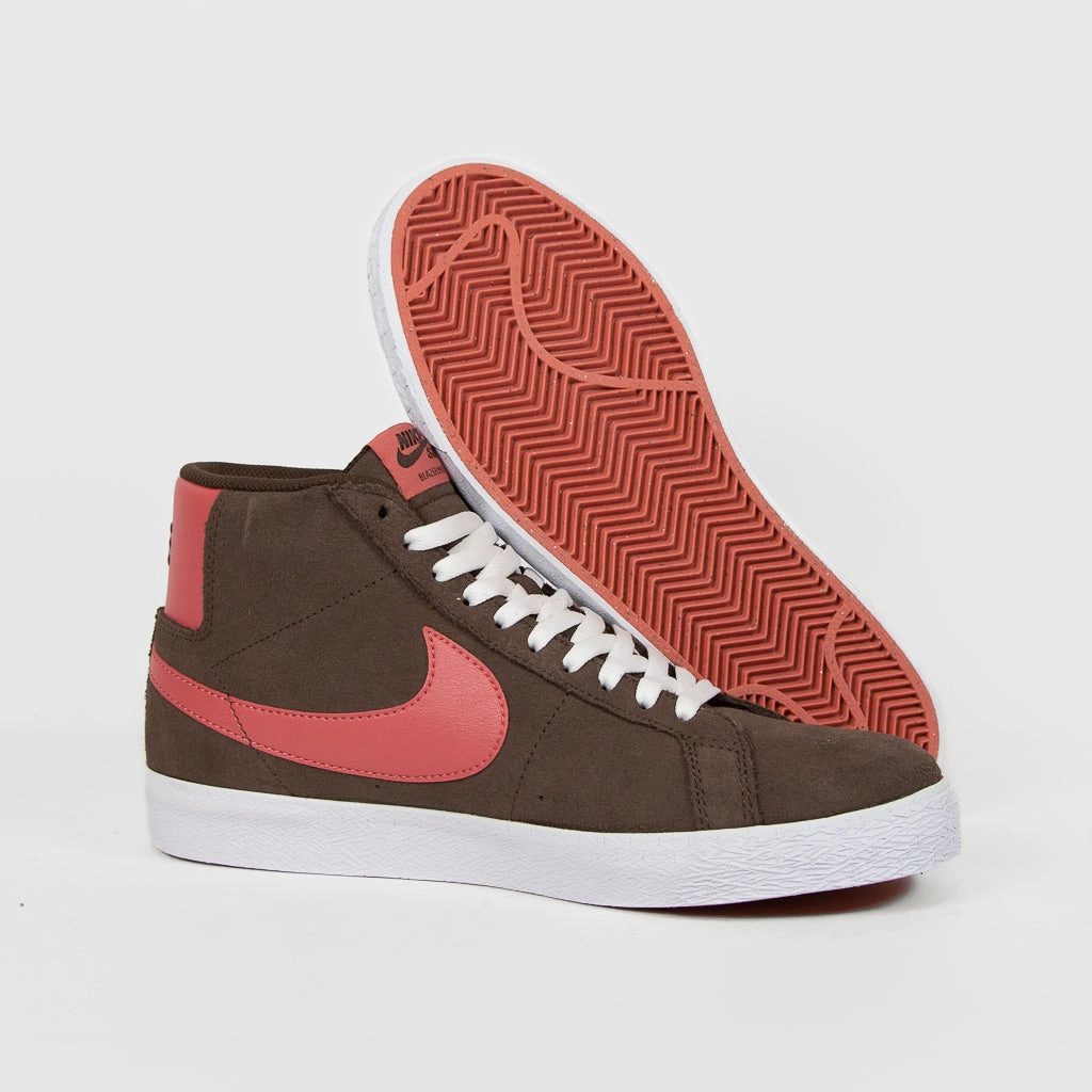 Nike Shoes At Macy's Nike SB - Blazer Mid Shoes - Baroque Brown / Adobe