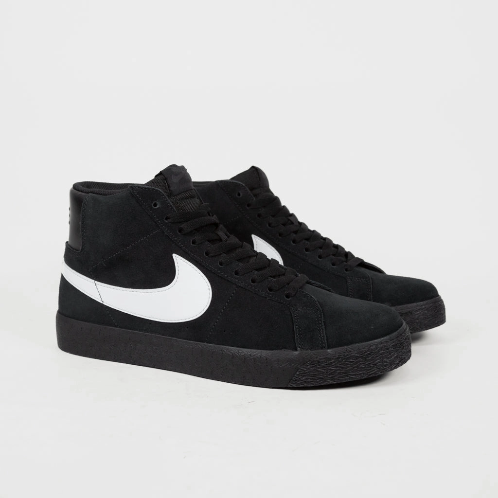 Ken Griffey Jr Nike Air Max Shoes Nike SB - Blazer Mid Shoes - Black / White - Black - Black