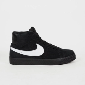 Nike SB - Blazer Mid Shoes - Black / White - Black - Black Nike Giannis Immortality Shoes