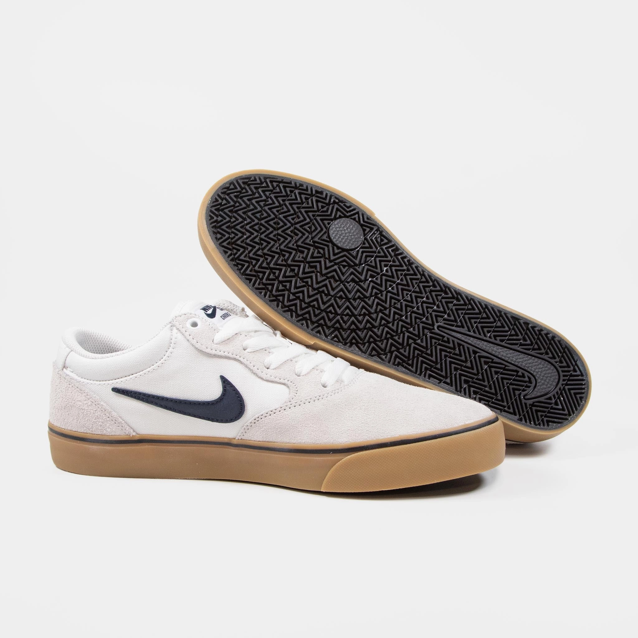 Nike Tiger Woods Shoes Nike SB - Chron 2 Shoes - White / Obsidian / White